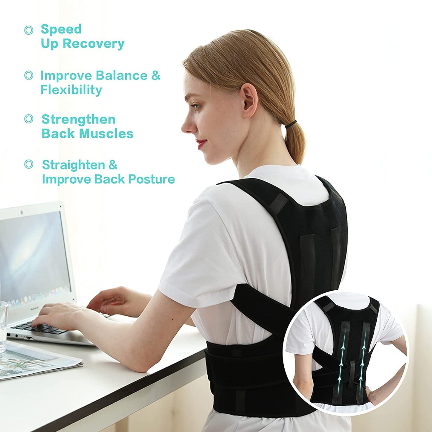 Professional Metallic Posture Corrector System